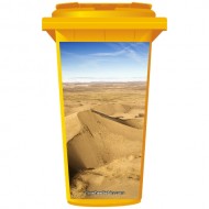 Desert Sand Dunes Wheelie Bin Sticker Panel